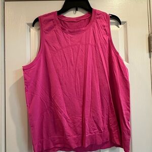 Lululemon Athletica Swiftly Tech Relaxed Tank Sonic Pink Women’s Size 12